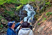 В программе тура посещение жемчужины Закарпатья - водопада Шипот