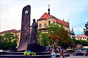 памятник Тарасу Шевченку во Львове, тур для школьников